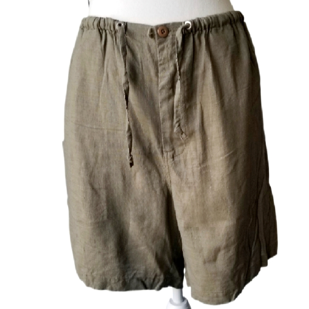 NWT Venezia Women's Linen Lightweight Loose Fit Breathable Casual Shorts 14/16